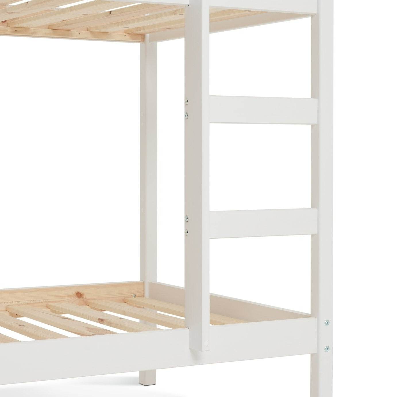 Ronnie Bunk Bed Frame - White | Space-saving kids bunk bed