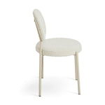 Habitat Orson Pair of Boucle Dining Chairs - White