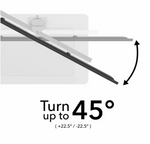 AVF AR-UN60WC TV Stand Up to 70 Inch White | Modern Living Room TV Unit