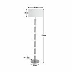 x Morris & Co. Cane Floor Lamp | Elegant Home Lighting
