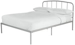 Freja Double Metal Bed Frame - Silver ( B Grade 13946 )