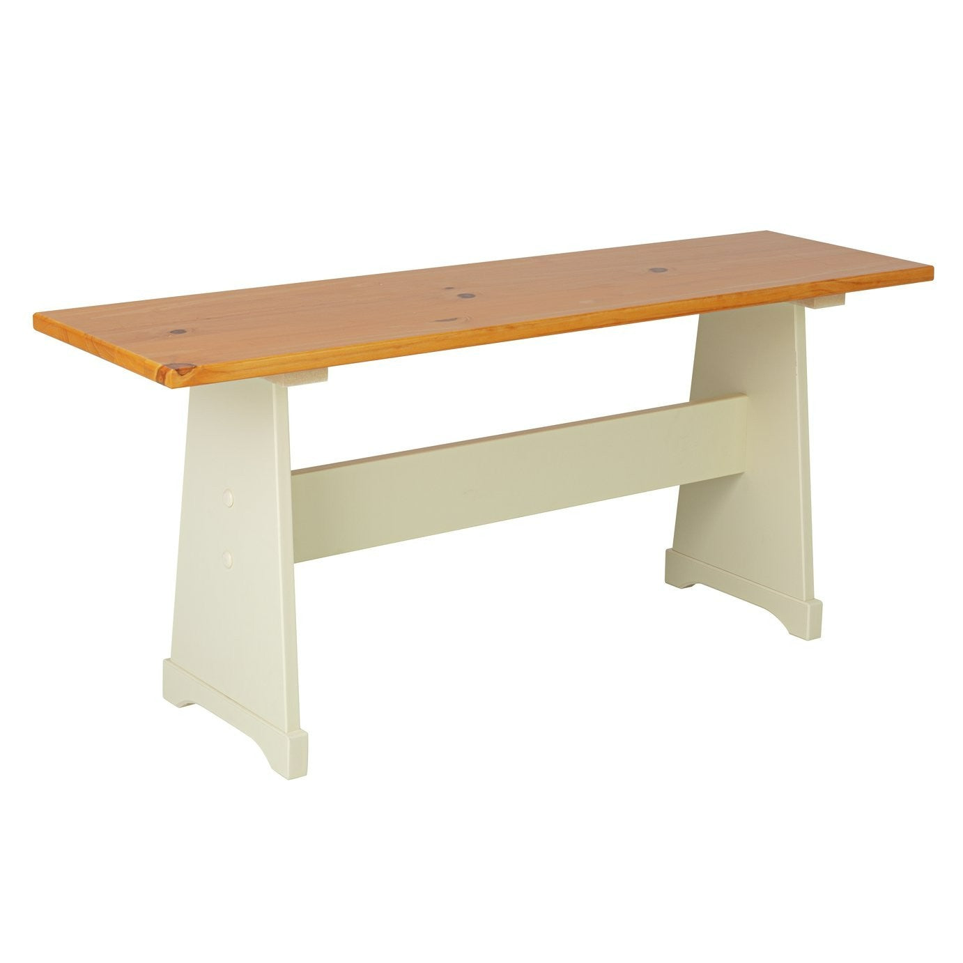 Haversham Pine Dining Table & 1 Pine Bench | Rustic Family Mealtime