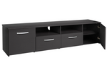 Habitat Hayward 2 Door TV Unit - Black Gloss ( B Grade 44483 - 44487 )