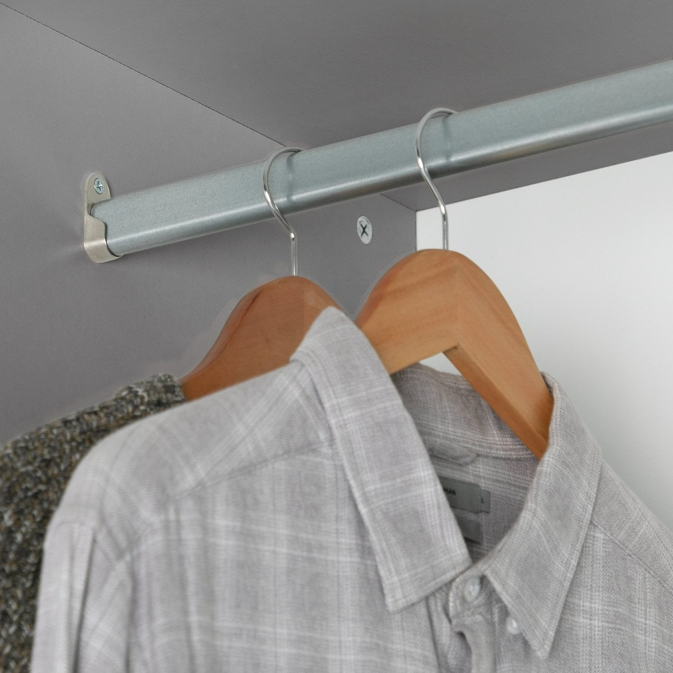 Jenson 3Door 4Drawer Mirror Wardrobe -Grey Gloss | Organizer Bedroom Furniture