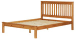 Aspley Small Double Wooden Bed Frame - Oak Stain