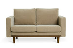 Della Fabric 2 Seater Sofa - Natural