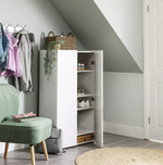 Seville Shoe Storage Cabinet - White
