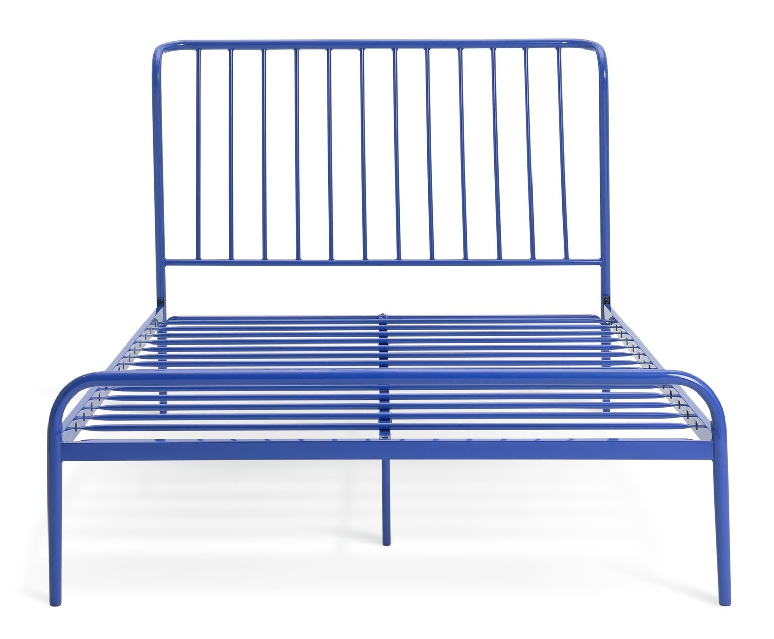 Kanso Double Metal Bed Frame - Blue | modern metal bed frame