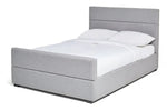 Costa Fabric Superking Ottoman Bed Frame - Grey