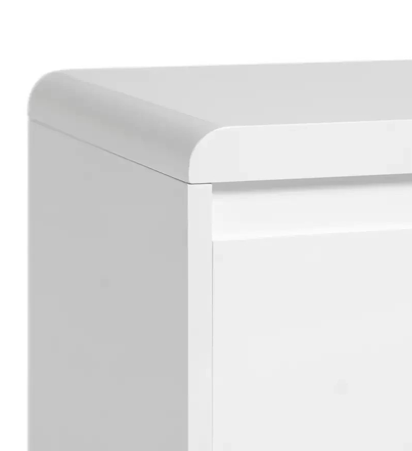 Sleigh 2 Door Sideboard - White Gloss ( B Grade 1048)