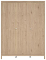 Tvilum Madrid 3 Door Wardrobe - Oak | Organized Living Environment