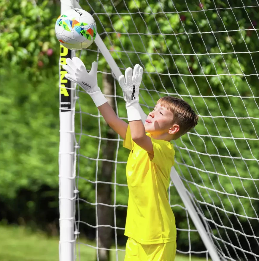 FORZA 8ft x 6ft Football Goal | Garden Football Goal Post Net Soccer Training Eq
