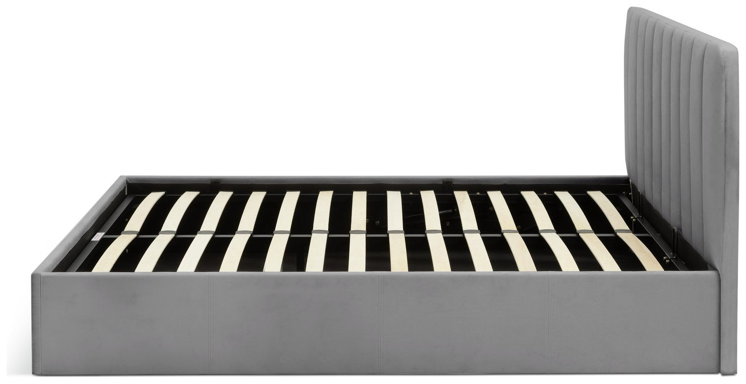 Pandora Small Double End Lift Ottoman Bed - Grey (B GRADE)