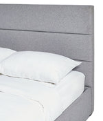 Home Costa Fabric Double Ottoman Bed Frame - Grey (S)