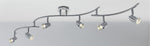 Norton 6 Light Folding Ceiling Bar Chrome | Adjustable Spotlight Bar Modern