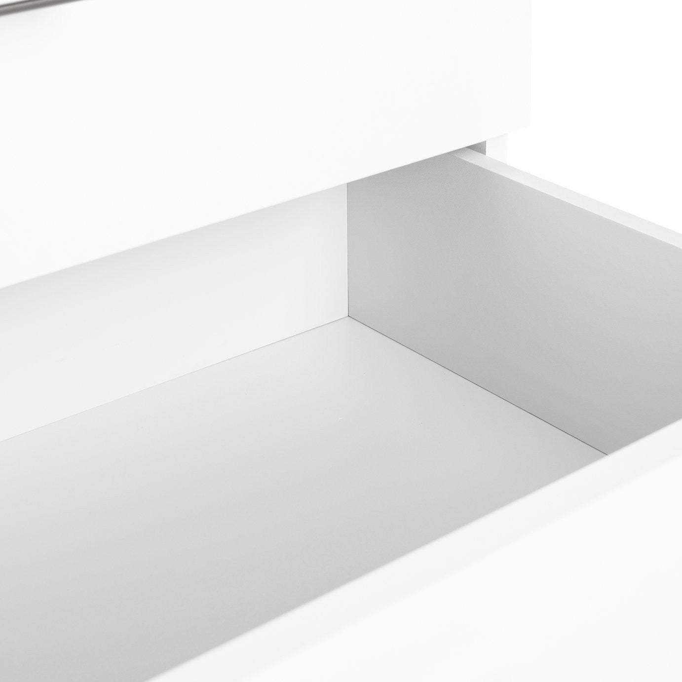 Home Brisbane 8 Drawer Chest - White | Bright Contemporary Look