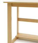 Home Office Desk Beech Effect | Computer Work Study Table Furniture