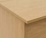 Home Malibu 3 Drawer Office Desk Oak Effect | Home Office Study Writing Table