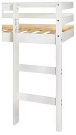 Kaycie Mid Sleeper Shorty Bed Frame - White