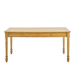 Home Bess Solid Wood 6 Seater Dining Table - Oak | Modern Family Dining