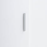 Home Nova 3 Door Sliding Wardrobe - White