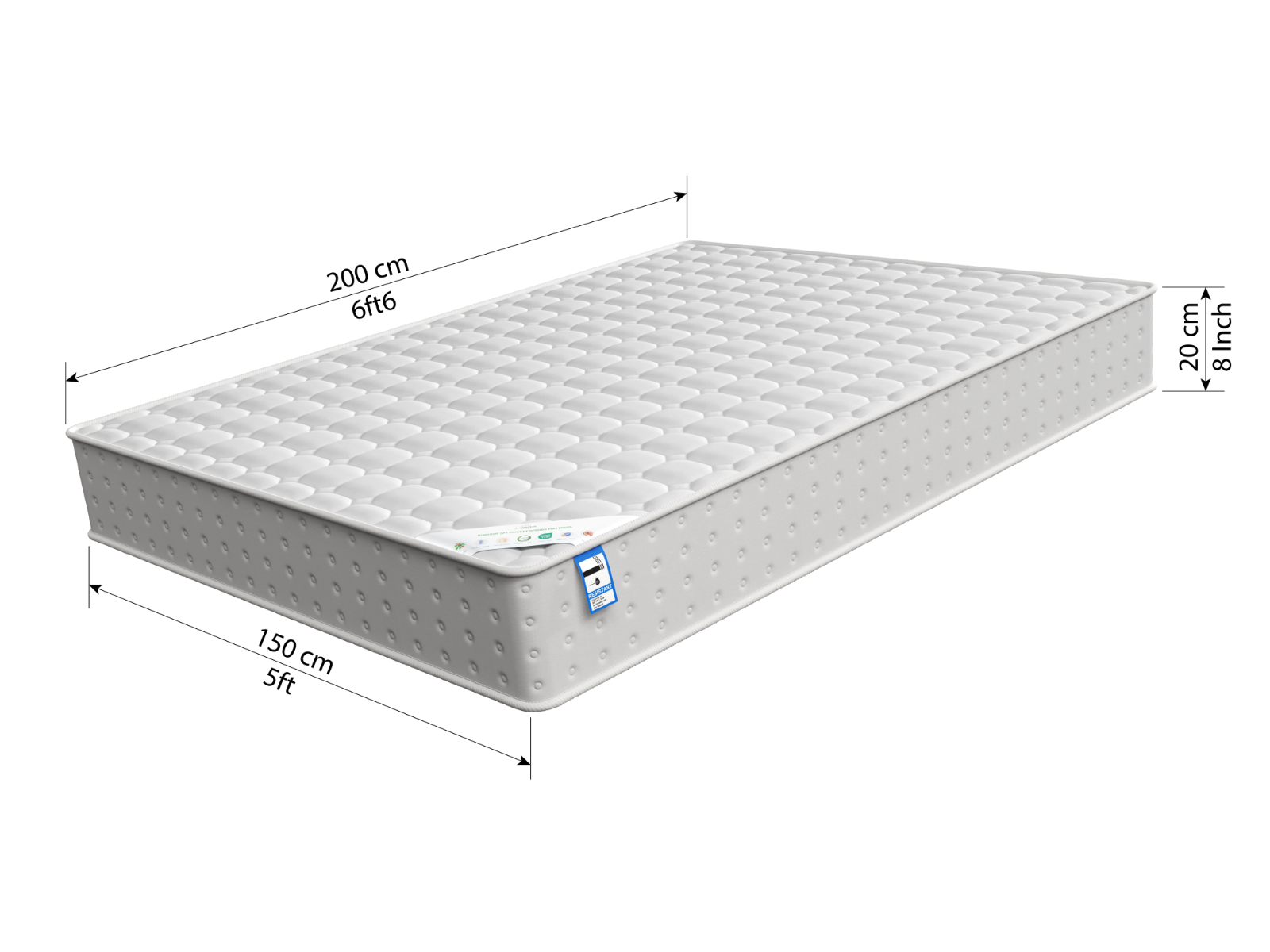 Habitat Jacques Kingsize Metal Bed Frame - Black | Sturdy Bedroom with Mattress