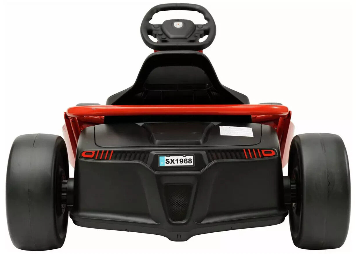 Hyper Drift Go Kart 24V Electric Ride On - Red ( B Grade )