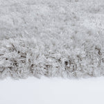 Airmaster Plain Silver Shaggy Rug - 170x120cm