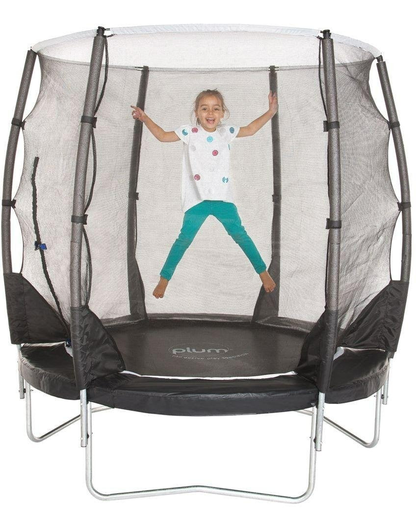 Plum Magnitude 6ft Outdoor Kids Trampoline with Enclosure | Garden Play Equipmen