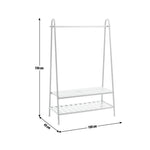 Habitat Turner Clothes Rail with Shoe Rack - Black