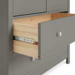 Brooklyn 2 Door 2 Drawer Wardrobe - Grey | Fashion Clothing Organization