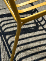 Indu 2 Seater Metal Garden Bench - Yellow