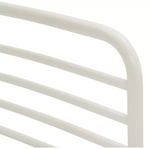 Jubilee Double Metal Bed Frame - Off White