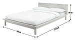Habitat Akio Kingsize Platform Bed Frame - Black ( B Grade 32618  )