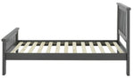Home Aubrey Single Wooden Bed Frame - Charcoal | Harmonious Home Space