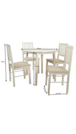 Kendal Round Extending Oak Dining Table (TABLE ONLY)