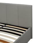 Lavendon 4 Drawer Double Bed Frame - Grey | Stylishly Practical Bed Frame