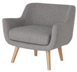 Habitat Nellie Fabric Accent Chair - Grey