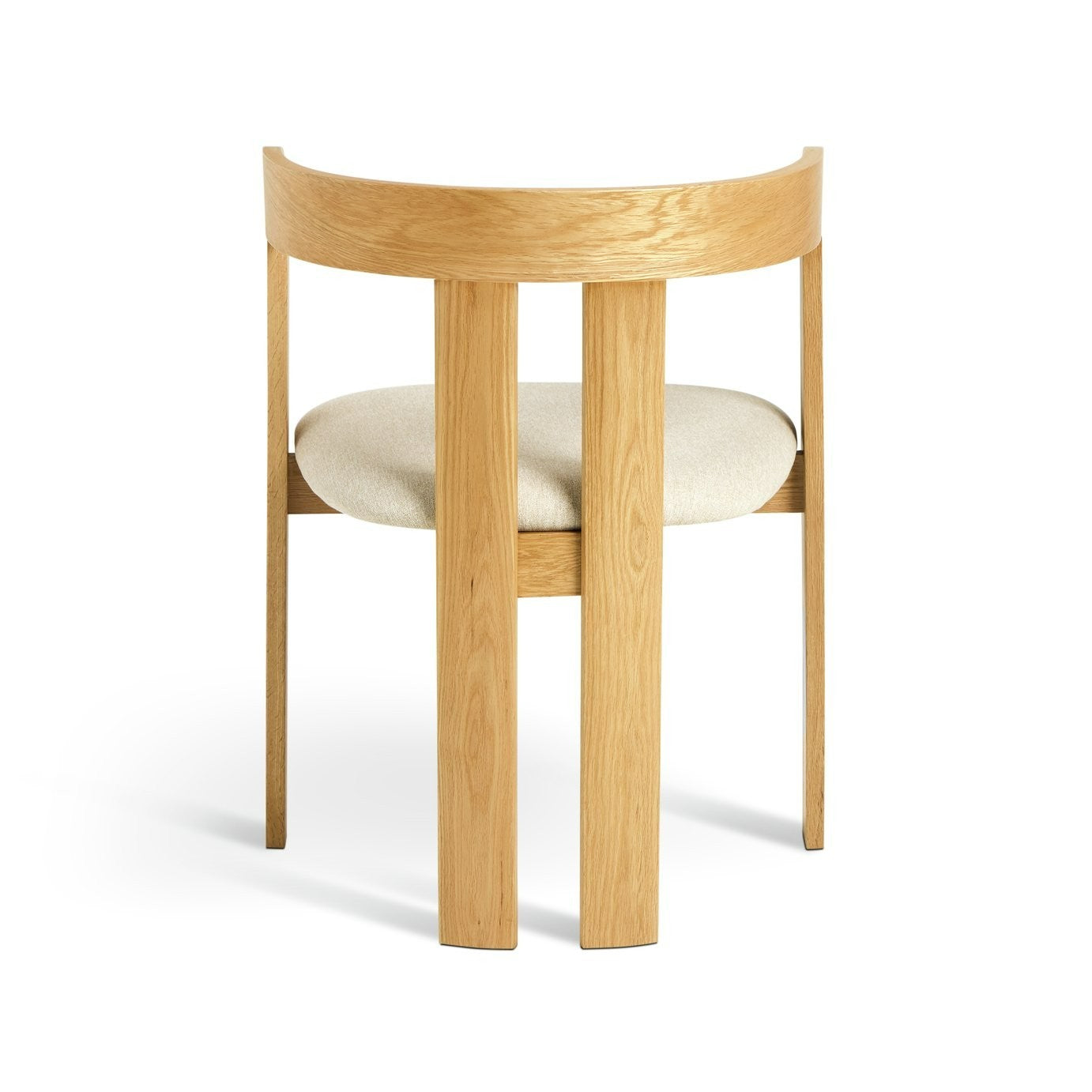 Janie Solid Wood Dining Chair - Oak | Ergonomic Comfortable Sitting Experience
