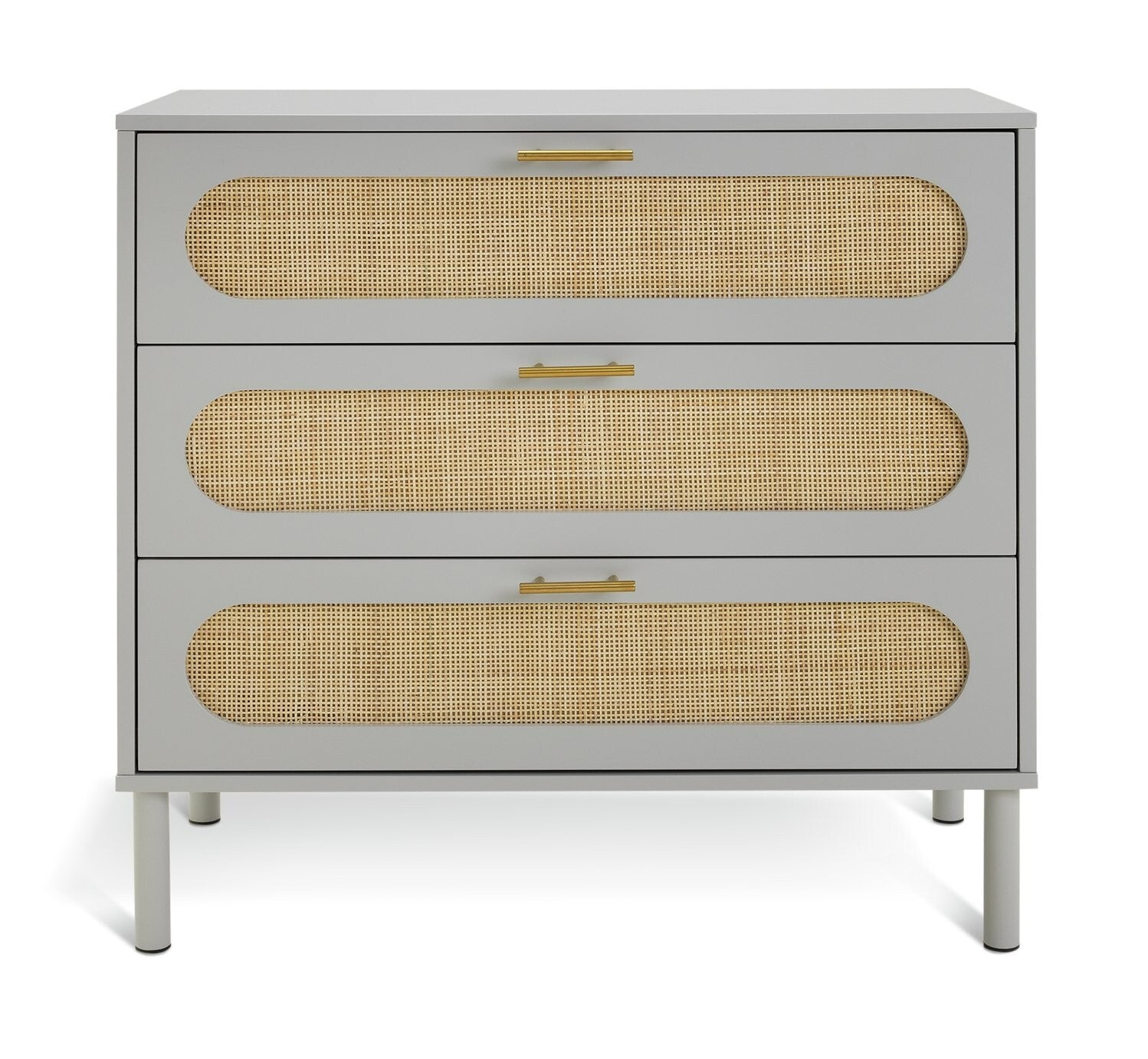 Monica 3 Drawer Chest - Grey