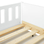 Kids Ronnie Single Midsleeper Bed - White | Raised bed & timeless shaker design