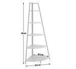 Habitat Loft Living Medium Corner Shelving Unit - Oak ( B Grade 56444 )