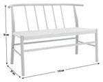 Scottie Solid Oak Dining Bench | Minimalist wood bench