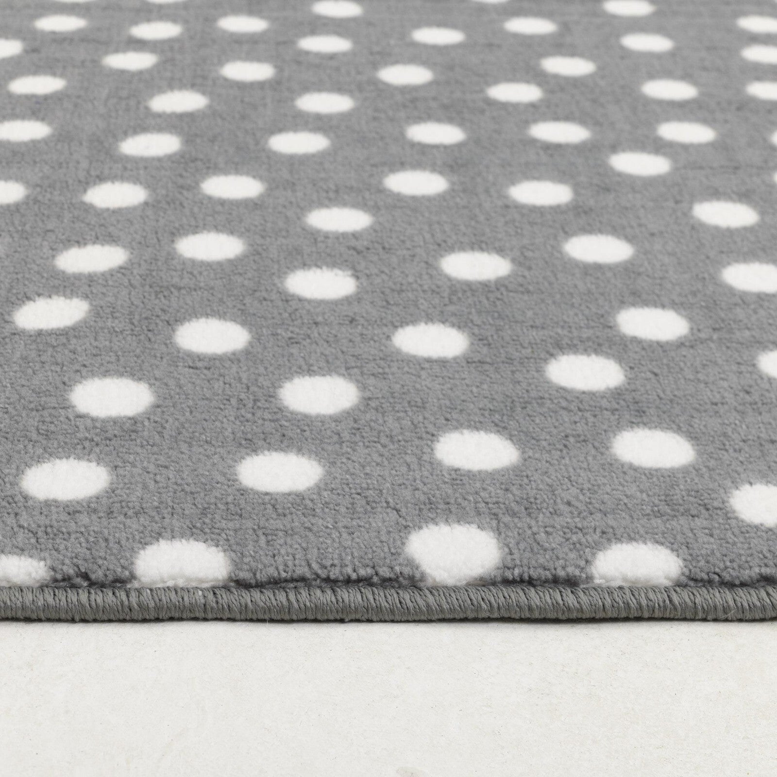 Home Multi Spot Grey & White Cut Pile Rug - 230x160cm