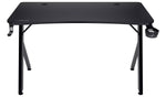 Trust GXT700 Omnius Gaming Desk - Black | Gaming Table Cup Holder Headset Hook
