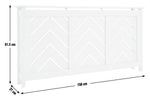 Habitat Chevron Large Radiator Cover - Black