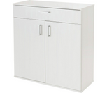 Home Venetia Shoe Storage Cabinet White | Organizer Cupboard for Entryway Shoes