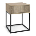 Digby 1 Drawer Bedside Table - Oak | Small Space Storage