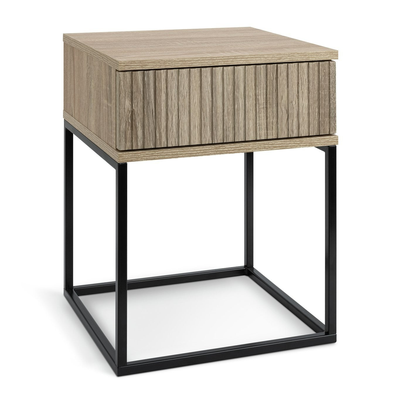 Digby 1 Drawer Bedside Table - Oak | Small Space Storage