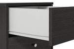 Home Malibu 5 Drawer Tallboy - Black Oak Effect |Tallboy Black Oak Effect
